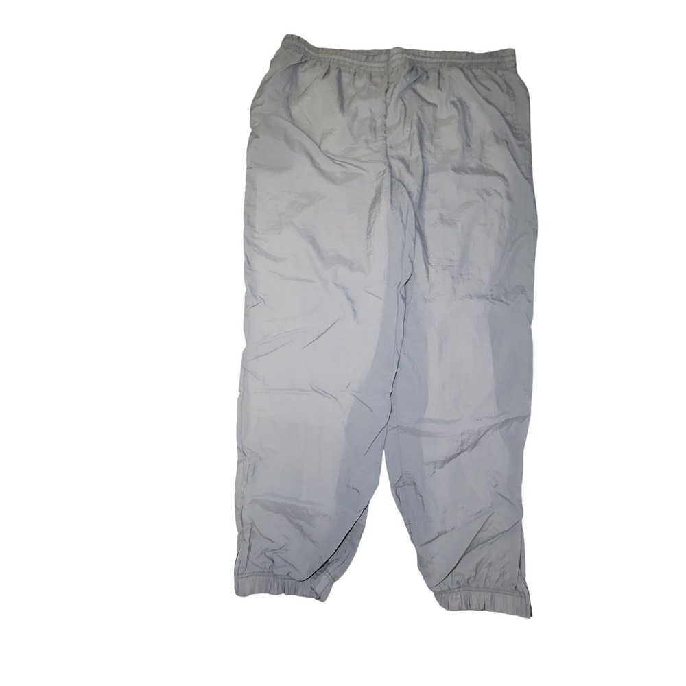 JCPenney‎ USA Olympic Brand Track Pants Gray Nylon XL Sportswear 1990s 3524